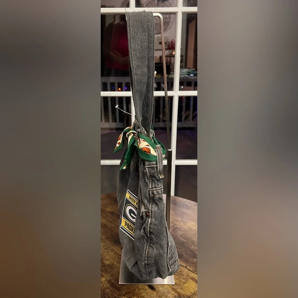 Handmade | Green Bay Packers Denim Purse - Picture 3 of 16